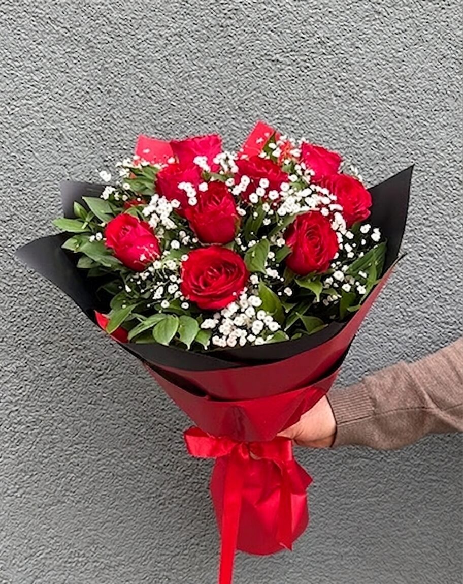 9 Kırmızı Gül