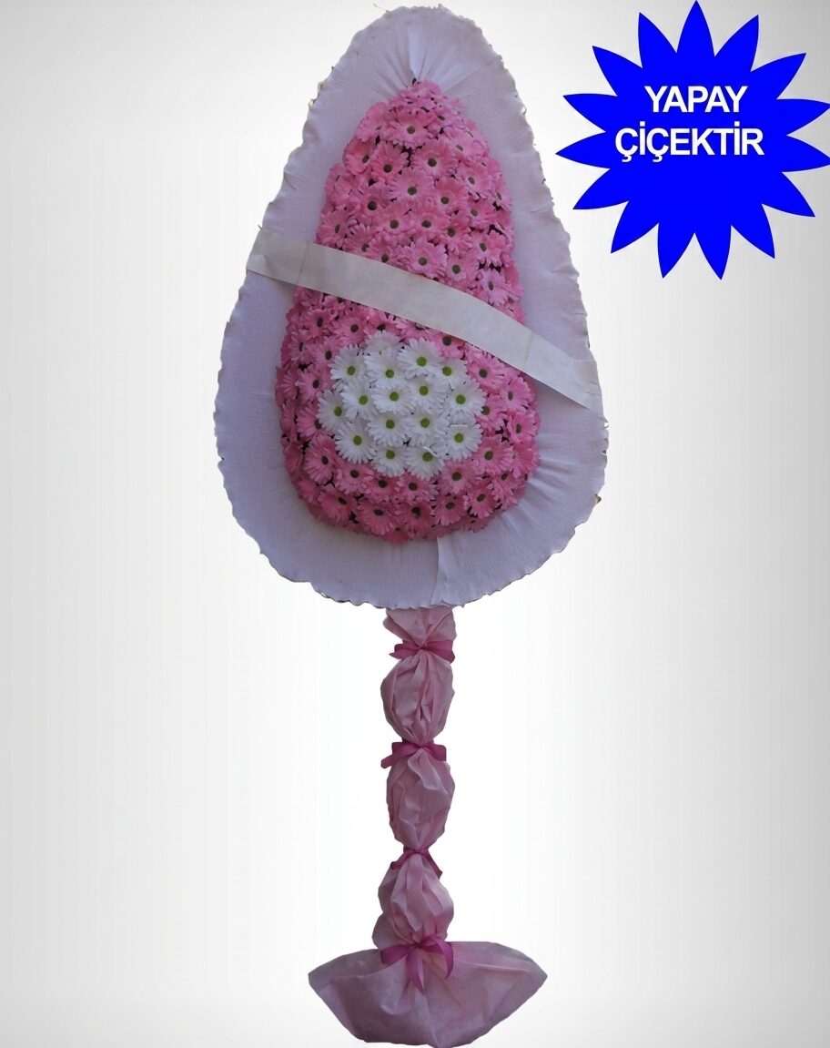 Pembe Beyaz Yapay Düğün Çiçeği